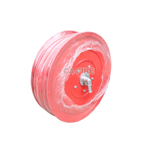 Enrouleur de tuyau d'incendie rouge CA 1 "avec valve pour l'utilisation de l'armoire de tuyau d'incendie