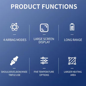 Mesin perawatan sendi Arthritis pereda nyeri inframerah, terapi elektrik pemijat lutut Shiatsu kompres panas dengan panas - Product Image 4