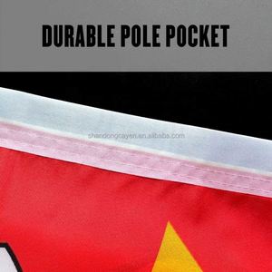 Bannières murales promotionnelles en tissu polyester grand format, personnalisables avec logo, pour publicité, drapeaux de pays et plumes - Product Image 2