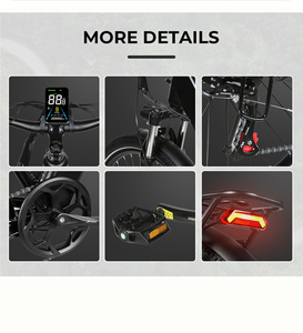 จักรยานไฟฟ้าสำหรับผู้หญิง OEM/ODM ขนาด 26 นิ้ว 7 สปีด แบตเตอรี่ 36V15AH แบบซ่อน ระยะทางไกล โครงเหล็ก ใช้ในเมือง ลดราคา - Product Image 2