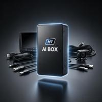 Boîtier AI BSD MOIS AI HW-AI-BOX avec caméra de recul AHD CVBS, détection audio-visuelle et alarme pour la gestion de flotte de camions