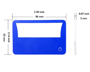 Biểu tượng tùy chỉnh New Wallet thẻ tín dụng Kích thước LED ánh sáng kính lúp quang học - Product Image 1