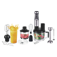 Mixeur Plongeant Électrique Portable ORVICA en Acier Inoxydable 10-en-1 Multifonction à Vitesse Variable pour Usage Domestique et Hôtelier 2400W