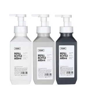 280Ml 400Ml 600Ml Botol Pompa Busa Matte Dispenser Sabun Cair Cuci Muka HDPE Berbusa