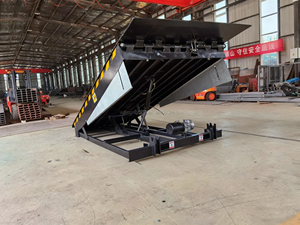 ทางลาดยกสูงสำหรับขนถ่ายสินค้าในตู้คอนเทนเนอร์แบบติดตั้งถาวร ทำจากเหล็ก สำหรับรถบรรทุกและรถยก - Product Image 5