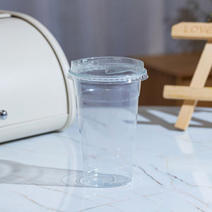 KAIDA Kunststoff OEM-Marke Milchshake-Becher 12oz Transparent mit Logoaufdruck Plastik-PET-<span class=keywords><strong>Slush</strong></span>-Eisbecher mit Individuellem Logo - Product Image 6
