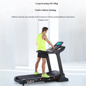 Tapis roulant intelligent électrique K450D-B avec écran LCD, fréquence cardiaque manuelle, vitesse maximale de 20 km/h, inclinaison manuelle pliable, durable, salle de sport, remise en forme à domicile - Product Image 3