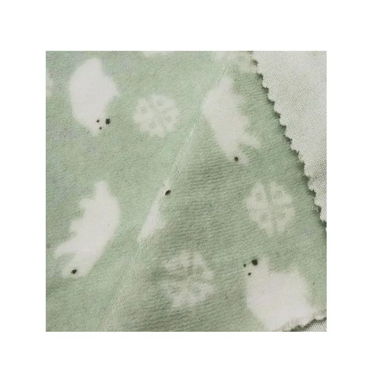 Velours imprimé tissu CVC coton Polyester tricoté personnalisé 100% coton accepter des conceptions personnalisées vêtement gratuit Bangladesh