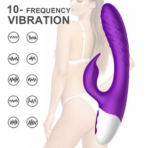 En çok satan su geçirmez kadın G Spot tavşan vibratör klitoris yapay penis seks oyuncakları için Optimal zevk - Product Image 3