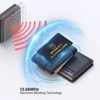 Mini-étiquette en plastique PVC étanche antivol, puce RFID NFC sans contact 13,56 MHz, bloqueur de carte de crédit pour paiement et abonnement professionnel