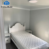 Insonorisé 20Ft 40Ft Mini Maison Mobile Préfabriquée 2 3 4 5 Chambre à coucher Maison de Conteneur Extensible Pliable Villa de Luxe Préfabriquée