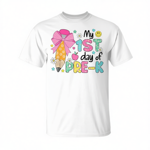 Camiseta para niñas de mi primer día de preescolar, regreso a clases 2025 - Product Image 2