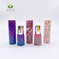 Boîtes à rouge à lèvres en papier biodégradable personnalisées de haute qualité, réutilisables, vides, contenants pour baume à lèvres, gloss à lèvres, emballage cosmétique