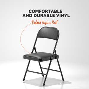 Sillas Plegables de Metal a Precio de Mayoreo para Exteriores con Cojín Acolchado para el Hogar y Exteriores - Product Image 4