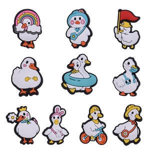 Accesorios para Zapatos de PVC con Diseño de Pato de Dibujos Animados, Hebilla Desmontable, Adornos DIY, Unisex, <span class=keywords><strong>Xiami</strong></span> XH-732 - Product Image 5