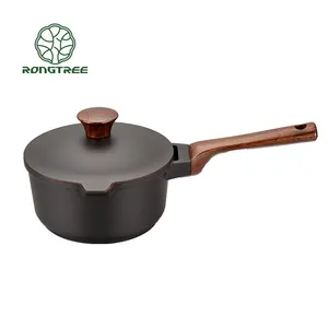 Classic 7-Piece Cast Aluminum Cookware Set With Dots Induction Bottom Nonstick Coating Sustainable Metal Material