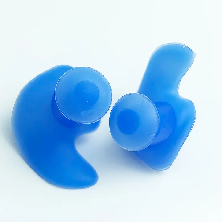 1 Pack Plastic Case Soft Ear Plugs Ergonomic Shape Waterproof Silicone Swimming Earplug