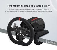 V10 Force Feedback Gaming Simulator Volante real con pedales para Pc, Ps4, Series