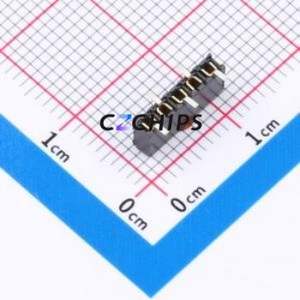 MMS-105-02-L-SV-K-TR Pin Socket SMD,P=2mm Connector 2mm Square Hole Vertical Mount Single Row - Product Image 2