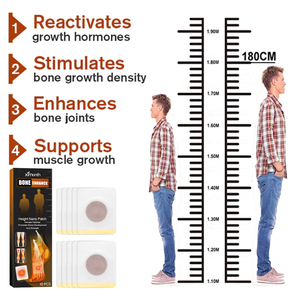 Ximonth xương tăng cường chiều cao Nano vá 10pcs chân acupoint các bản vá lỗi phát triển xương thúc đẩy chiều cao tăng sản phẩm - Product Image 3