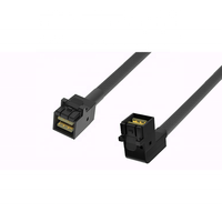Cable Mini SAS SlimSAS 36P 8643 a 4*SATA 7PIN de 90 Grados para Aplicaciones Electrónicas