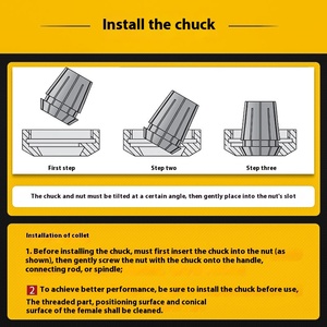 Loxa er20 er25 er32r đàn hồi Collet khắc dao Chuck Nut máy công cụ phụ kiện với trục chính lịch thi đấu - Product Image 6