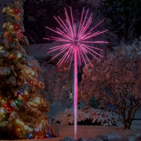 Reson Tubes de pluie de douche étanches Décoration extérieure de Noël commerciale Feux d'artifice LED