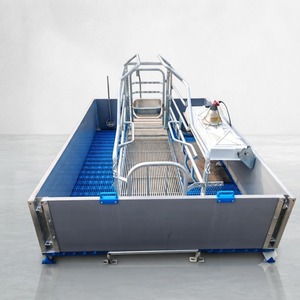 Équipement de maternité avancé pour le confort des truies et la sécurité des porcelets, cage de mise bas galvanisée avec fenêtre ventilée en PVC - Product Image 1