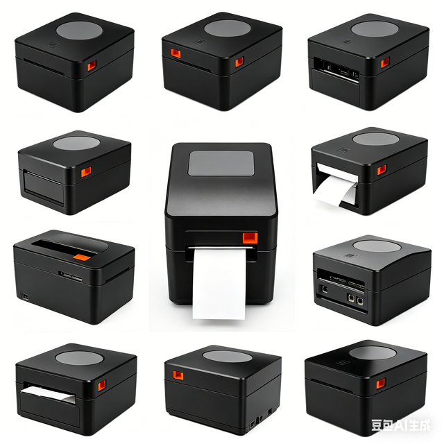 POS-9250 Mobile Portable Direct Thermal 203DPI Barcode Printer with USB Interface for Stock Transport Label Printing 160mm/s