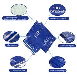 Full Logo Printing Custom Logo Envelope Postage <b>Bag</b> Durable <b>Self</b> Adhesive Courier Packaging <b>Bag</b> for Apparel - Product Image 5