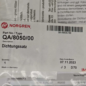 Kit de reparación para cilindros de la serie RA/802050/M PRA/802050/M PSA/802050/M SA/802050/M ISO 15552 - Product Image 1