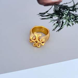 2025 wanita cincin kuningan cahaya mewah Fashion perhiasan cincin minimalis 18k emas padat perhiasan baru kedatangan pabrik grosir - Product Image 1