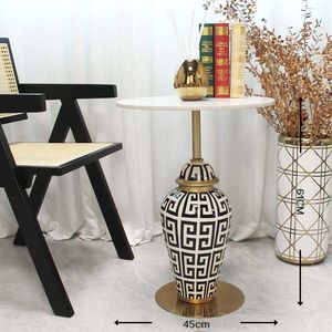 24 Inch Nghệ Thuật Trang Trí Nội Thất Góc Bàn Bàn Bên Bảng 21.5 Inch End Bảng Cho Phòng Khách Vườn Cà Phê Cửa Hàng - Product Image 6