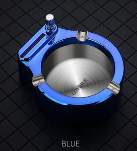 Lucklovisle Tech — cendrier en métal rétro, poser sur la maison, <span class=keywords><strong>support</strong></span> de stockage sans fumée <span class=keywords><strong>pour</strong></span> Cigarettes, briquet de voiture - Product Image 6