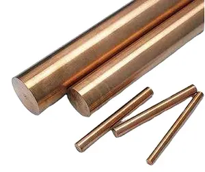 Best price for 99.9% Cooper Rod copper Bar brass Rod C2600 materials CuZn37 brass bar flat china Factory