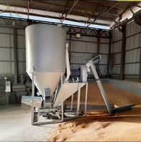 Mélangeur-broyeur vertical, machine de traitement industrielle pour la production commerciale d'aliments pour animaux