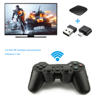 Manette de jeu pour téléphone avec micro USB ou type C, manette de jeu sans fil 2,4G pour PS Android TV Box