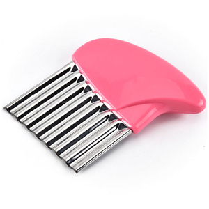 Stainless Steel Wavy Crinkle Vegetable <strong>Potato</strong> <strong>Chopper</strong> Slicer - Product Image 3