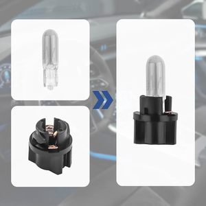 T5 Halogen Lamp Holder 12V White Blue Red Green Yellow Pink Amber Car Instrument Panel <b>Light</b> Bulb <b>Socket</b> Auto Interior Lighting - Product Image 2