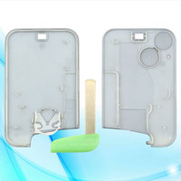 Coque de remplacement pour clé de voiture MS à 2 boutons pour Renault
