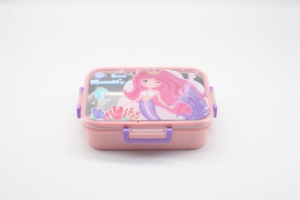 Loncheras Herméticas de Acero Inoxidable 304 para Niños, Recipientes para Alimentos de 800 ml con 2-3 Compartimentos - Product Image 3