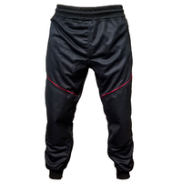 Pantalon de course de football personnalisé pour hommes avec broderie élastique Patchwork Design imperméable caractéristique-pour Paintball Jogging Sports pour jeunes