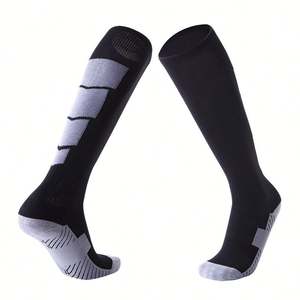 Factory Custom Football Soccer Sport <b>Socks</b> Comfortable <b>Compression</b> Design Anti-Bacterial Properties Sweat Crew Bottom Spring - Product Image 3