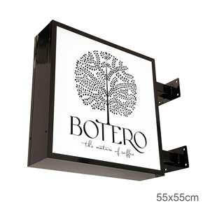 กล่องไฟอะคริลิคขึ้นรูปด้วยการเป่าลมสำหรับป้ายโฆษณาร้านสะดวกซื้อ กล่องไฟติดผนังสองด้านสำหรับภายนอกอาคาร - Product Image 2