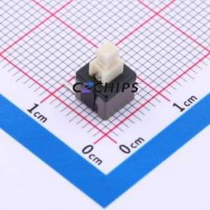 PS-5850SVA-3PN Push Button Switch SMD Switch No Lock Rectangle Plunger 500mA 24V - Product Image 1