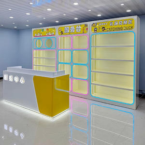 Machine à Gumball moderne Vitrine pour LEGO Rangement et échange de points de jouets en peluche pour le magasin Parc d'attractions Toy Central Island - Product Image 3