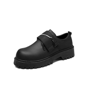 Nouvelles Chaussures <span class=keywords><strong>en</strong></span> <span class=keywords><strong>Cuir</strong></span> Épaisses Rehaussantes pour Hommes 2026, Style Derby Coré<span class=keywords><strong>en</strong></span> Grande Taille, Chaussures Britanniques pour Hommes 46 - Product Image 5