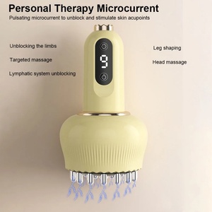 Masseur électrique Gua Sha Meridian Brush avec thérapie par lumière rouge et fonction vibrante pour soulager la douleur à domicile - Product Image 5
