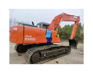 Excavadora de cadenas Hitachi ZX200 de segunda mano, excavadora usada original japonesa en stock - Product Image 1