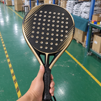 Raquette de la série Hua, design en forme de goutte d'eau, optimisation aérodynamique, noyau en fibre de carbone 12K MLD EVA, raquette de beach tennis